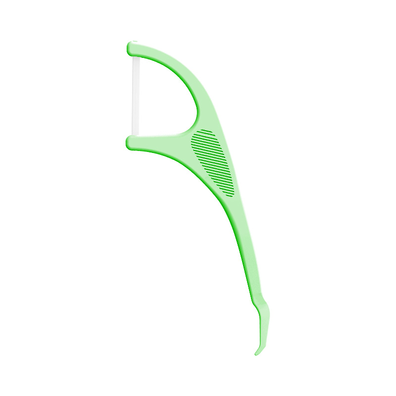 Multifunktionales, recycelbares, kieferorthopädisches Design, schmales Profil, klassischer HIPS-Zahnseide-Pick